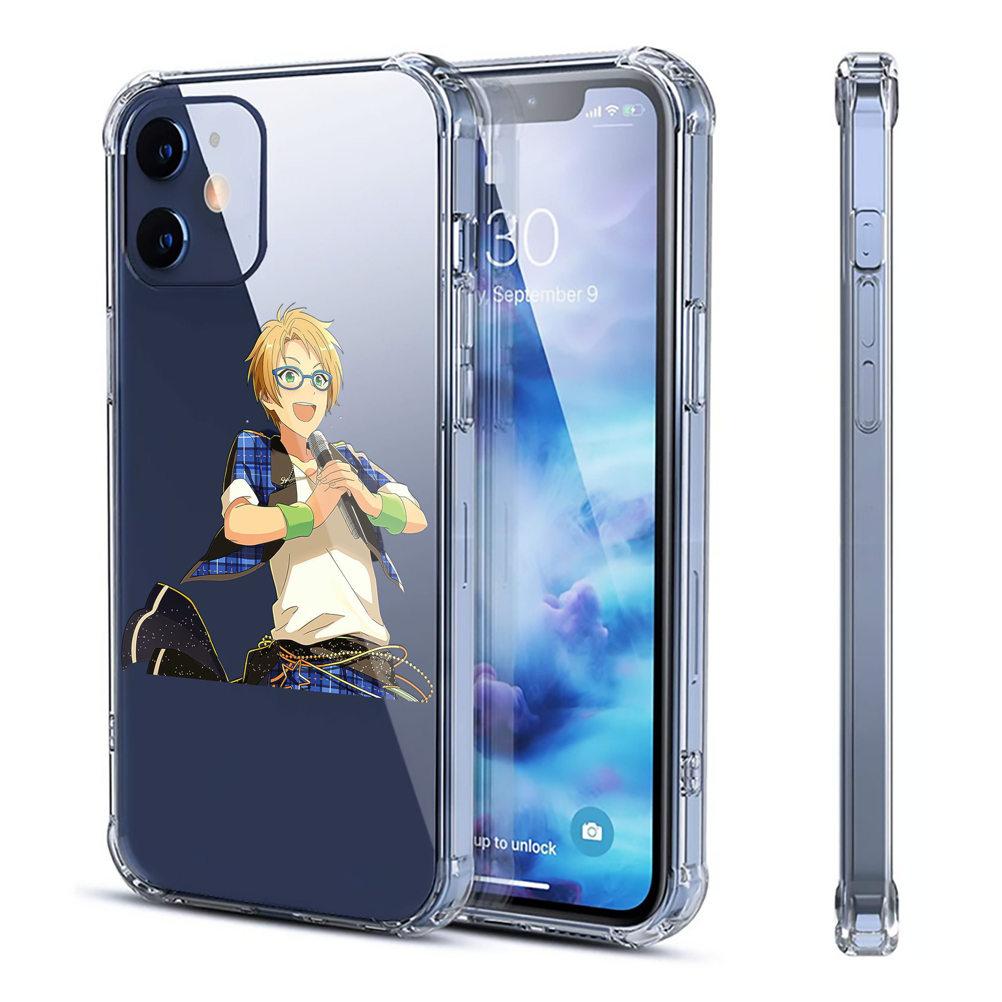 （画像用） あんさんぶるスターズ! Ensemble Stars 【iPhone 12シリーズ対応】透明スマホケース（クリアソフトケース）